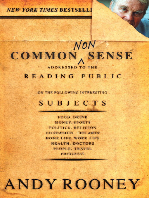 Title details for Common Nonsense by Andy Rooney - Available